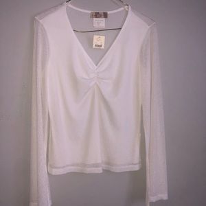 elegant women’s white top